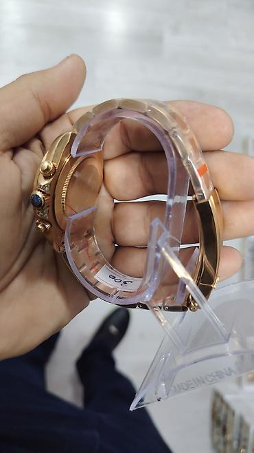 meta eynək: Məhsul: Qızılı tonlu xronoqraf qol saatı (rəngli bezel) Rolex, Rolex — 2