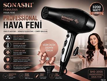 Hava feni Sonashi Текст SONASHI SHD-3055 PROFESSİONAL HAVA FENİ –