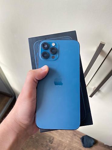 15 iphone: IPhone 12 Pro Max, 128 GB, Pacific Blue, Simsiz şarj, Face ID — 2