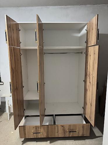 Шкафы для одежды: Шкаф для одежды, Новый, Прямой, ЛДСП — 6