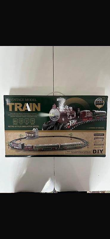 any unboxing giris: VINTAGE MODEL TRAIN – Retro üslubda dəmir yolu dəsti Məhsul — 1