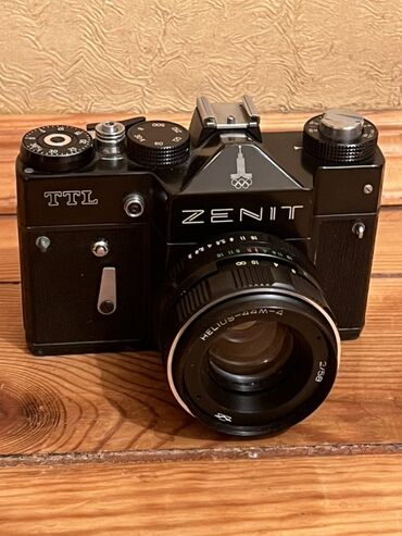 чехол на фотоаппарат canon: Zenit TTL plyonka fotoaparatı + Helios-44M-4 obyektiv - Korpus: Zenit