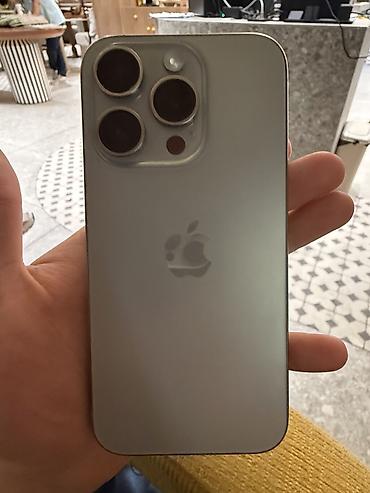ipone 4: IPhone 15 Pro, Б/у, 256 ГБ, Natural Titanium, Зарядное устройство, 94 % — 2