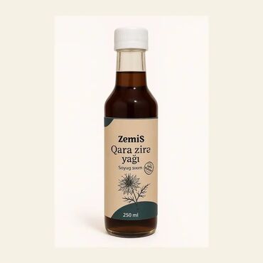 Bitki yağı: ✅ ZemiS Qara Zirə Yağı 250 ml – 100% təbii, qatqısız və orqanik ✅ — 1