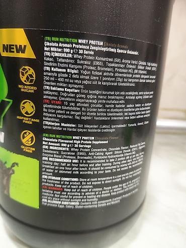 Protein: Protein Run Nutrition, Çəki: 751 - 1000 g, Yeni — 3