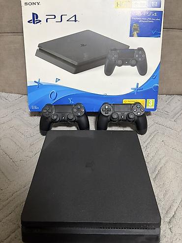 Sony PlayStation 4 Slim (PS4) — комплект - Модель: PS4 Slim, цвет Jet