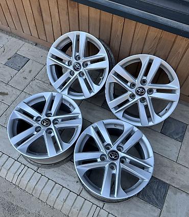 corola: Литые Диски R 16 Toyota, Комплект, отверстий - 5, Б/у — 2