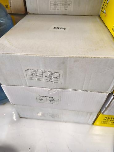 ivl aparati: Alüminium ərintisi qaynaq teli — ER4043 - Marka/Tip: Aluminum Alloy — 1