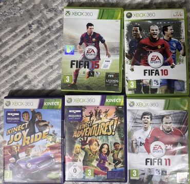 купить диски xbox 360: Набор игр для Xbox 360 (диски в коробках): - FIFA 15 — футбольный