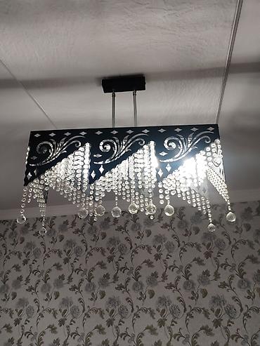 İşıqlandırma: Çılçıraq, 10 və daha çox lampa, Metal — 2