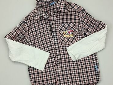 koszula polo ralph lauren w kratke: Koszula 5-6 lat, stan - Dobry, wzór - Kratka, kolor - Niebieski