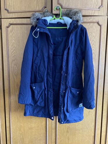 pull and bear muske jakne: Jacket S (EU 36), color - Blue