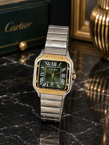 saat omega: Yeni, Qol saatı, Cartier, rəng - Yaşıl — 4