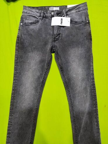 темно серые джинсы: Джинсы M (EU 38), цвет - Серый