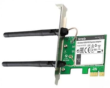 Modemi, ruteri i mrežni uređaji: Tenda Wireless N300 PCI Express adapter – model W322E - Bežični PCIe — 1