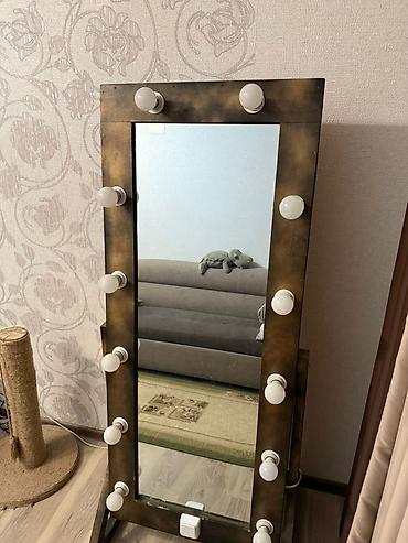 Зеркала: Напольное гримерное зеркало с подсветкой - Формат: полноразмерное — 2