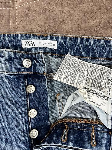 zara турция: Джинсы, Прямые, Zara, Турция, Средняя талия, S — 3