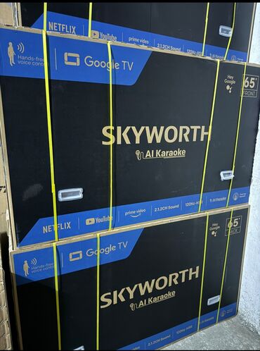 Телевизоры: Акция +акция 🥳 🥳 🥳 Телевизор. QLED Skyworth 65X75G с экраном 65”