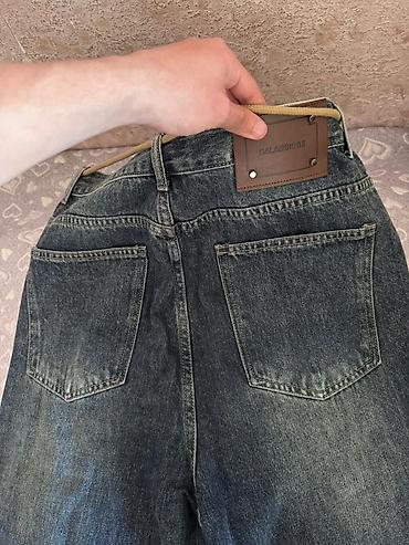 Kişi geyimləri: Yamağlı baggy cins şalvar,Narbakudan alınıb 40 azne cemi 2 defe — 5