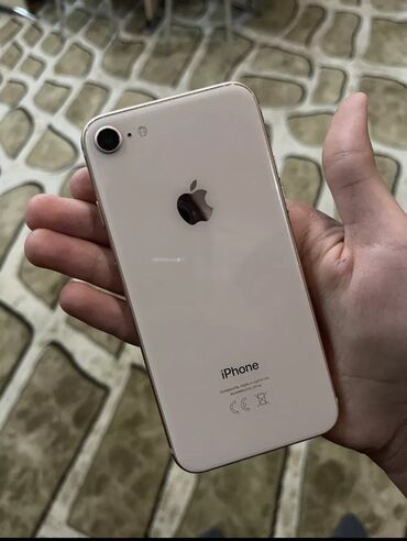 iphone 8 ekrani: IPhone 8, 64 GB, Qızılı, Barmaq izi