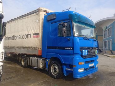 Tırlar: Mercedes-Benz Actros 1843 çekici + tentli yarımqoşqu -da lalafo.az — 3 Tırlar: Mercedes-Benz Actros 1843 çekici + tentli yarımqoşqu — 3
