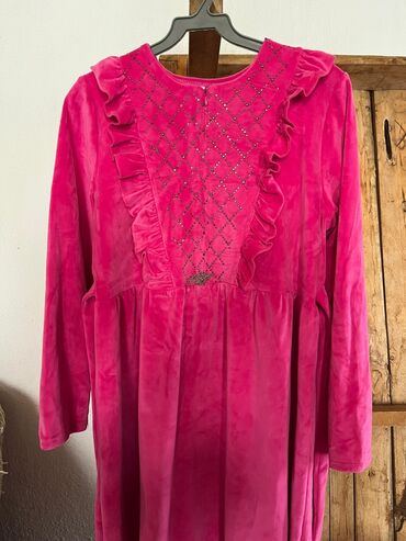турецкие пальто больших размеров: Халат, Бархат, Made in KG, 5XL (EU 50)