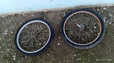 Velosiped ehtiyyat hissələri: Velosiped təkər dəsti - Ölçü: təxmini 20" (şin-lə birgə) - Komplekt — 9