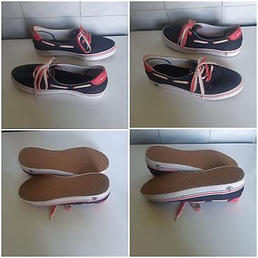 asos obuca: Original Tommy Hilfiger ženske platnene patike/cipele u mornarskom — 4