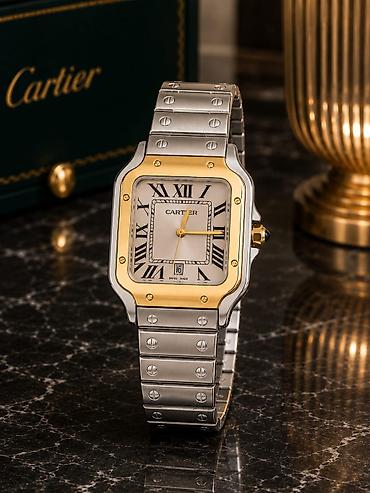 saat omega: Yeni, Qol saatı, Cartier, rəng - Yaşıl — 2
