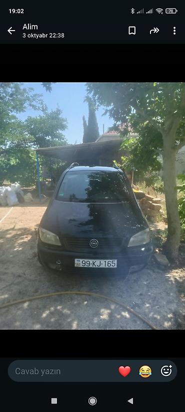 amg disk type 0: Opel Zafira, 1999 istehsalı – 7 yerlik ailə miniveni - Kuzov: qara — 4
