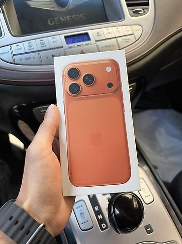 i̇phone telefon: IPhone 17 Pro, 256 GB, Narıncı, Zəmanət, Face ID, Sənədlərlə — 1