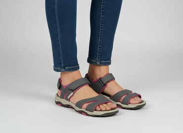 kapcie na drutach wzór: Quechua, Sandals for women, size 40