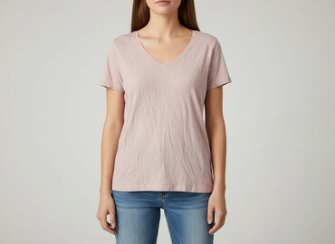 tanie t shirty damskie plus size: Amisu, Футболка жіноча, розмір S