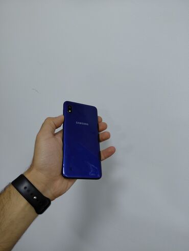 телефон fly fs506 cirrus 3: Samsung Galaxy A10, 32 ГБ, цвет - Синий, Кнопочный, Сенсорный, Две SIM карты