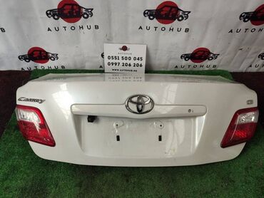 Коробки передач: Крышка багажника Toyota Б/у, цвет - Белый,Оригинал