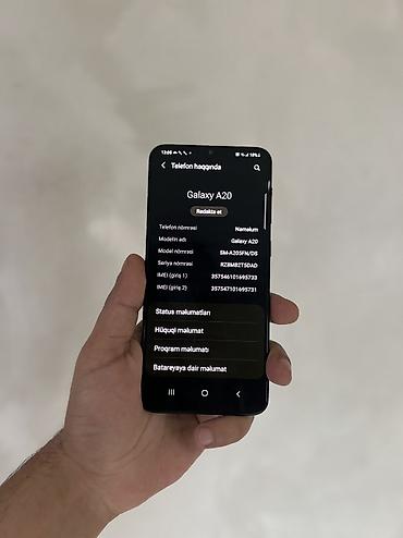 Samsung: Samsung Galaxy A20, 32 GB, rəng - Qara — 8