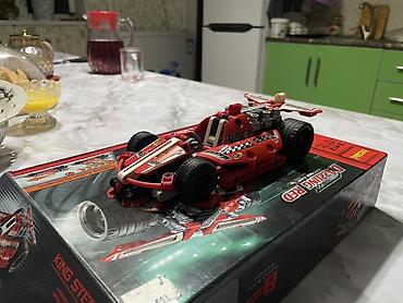 Другие строительные блоки: Конструктор DECOOL Dazzling Red Racing Car (модель 3412) - Тематика — 3