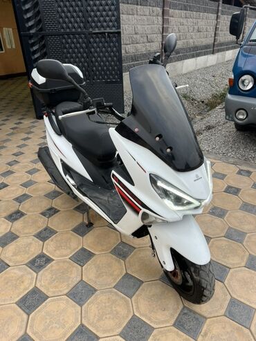 электронные скутер: Скутер/макси-скутер 150–200 см³ (примерно) в спортивном стиле