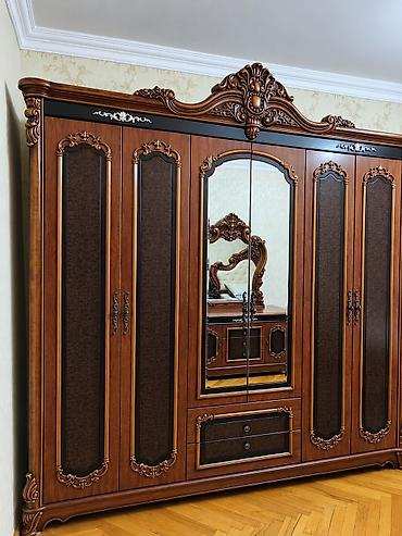 ev ucun perde: İkinəfərlik çarpayı, Dolab, Komod, 2 tumba, İşlənmiş — 2