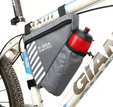 Sport i hobi: Torbica za bicikli B Soul sa dodatkom za flašicu boje trenutno siva i