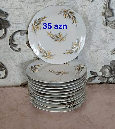 Qab-qacaq və mətbəx ləvazimatları: Çay dəsti, rəng - Yaşıl, Şüşə — 4