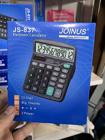 Электронный калькулятор JOINUS JS-837 - 12‑разрядный дисплей с