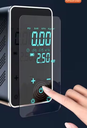 Avtomobil kompressorları və nasosları: Daşınan rəqəmsal hava kompressoru – powerbanklı çoxfunksiyalı şin — 3