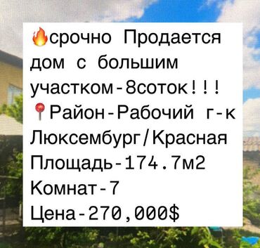 Продажа участков: Дом, 174 м², 7 комнат, Агентство недвижимости, Евроремонт