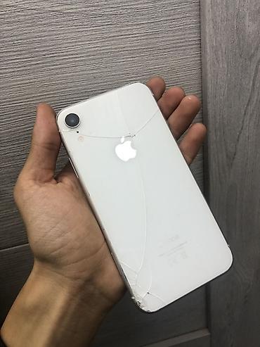телефон айфон xrбу: IPhone Xr, Б/у, 64 ГБ, Белый, Чехол, 71 % — 2