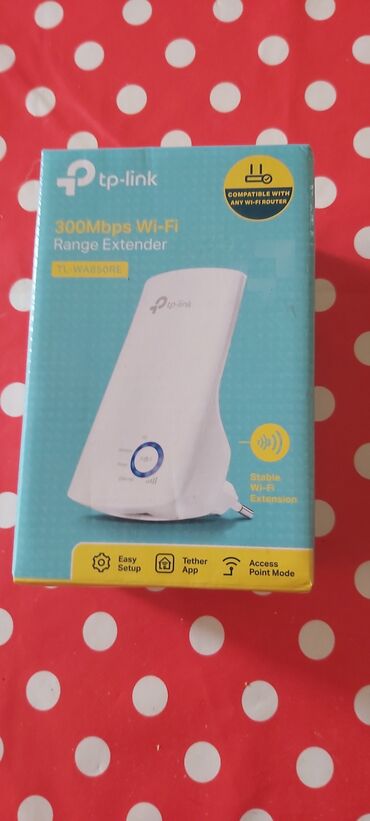 Modemlər və şəbəkə avadanlıqları: Wi fi extender qücləndirici az işlənilib wifi zəyif olanda uzağ olan