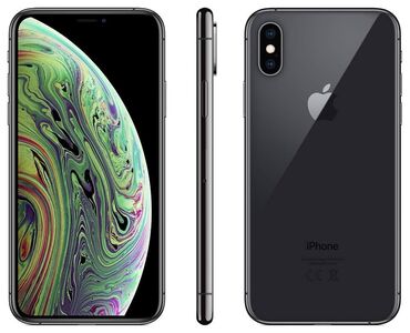 Apple iPhone: IPhone Xs, Б/у, 64 ГБ, Space Gray, 77 %