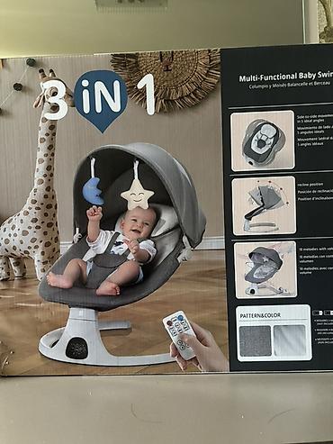 mebel satıram: 3-in-1 Multi-Functional Baby Swing – körpə yelləncəyi, bouncer və — 3