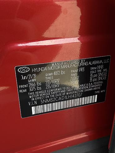 Hyundai: Hyundai Santa Fe: 2019 г., 2.4 л, Автомат, Бензин, Кроссовер — 16