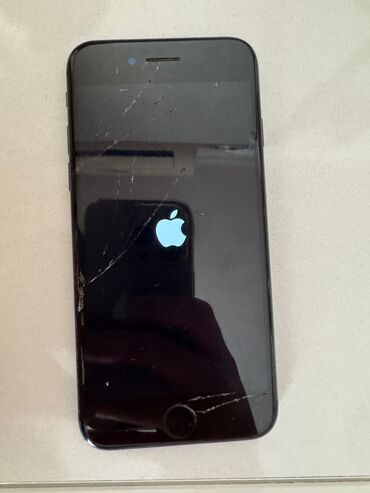 ayfon 8 qiymeti islenmis: IPhone 7, 128 GB, Black Titanium, Qırıq, Barmaq izi, Face ID